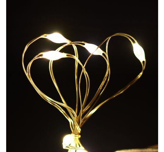 Guirlande lumineuse micro-LED « Clignotante » avec minuterie 6/18 h, 30 LED