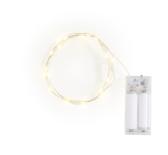 Guirlande lumineuse micro-LED « Clignotante » avec minuterie 6/18 h, 20 LED