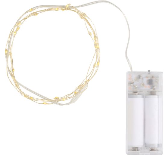 Guirlande lumineuse micro-LED « Clignotante » avec minuterie 6/18 h, 30 LED