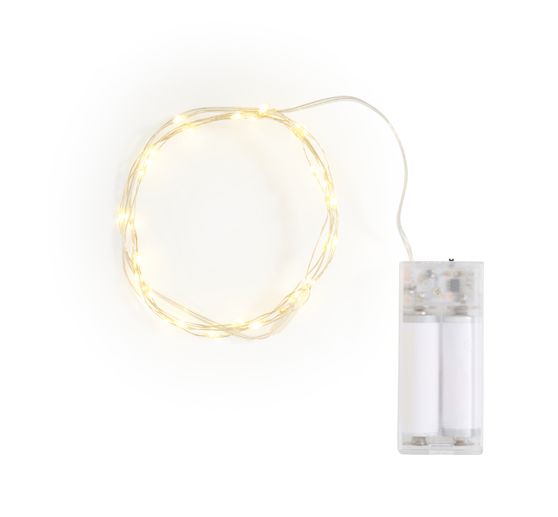 Guirlande lumineuse micro-LED « Clignotante » avec minuterie 6/18 h, 30 LED
