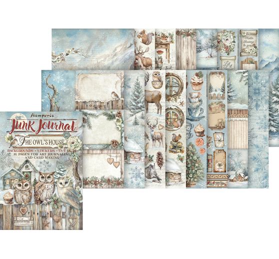 Junk Journal Book "The Owl's House"