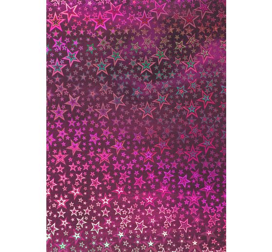 Papier cartonné holographique « Étoiles »