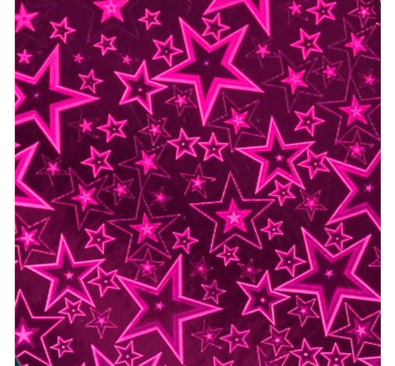 Papier cartonné holographique « Étoiles »