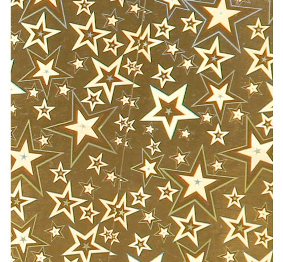 Papier cartonné holographique « Étoiles »