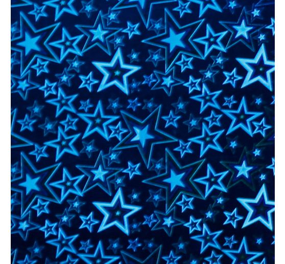 Papier cartonné holographique « Étoiles »