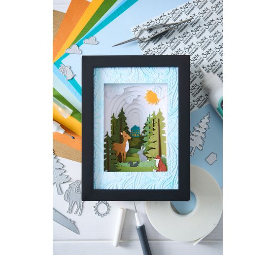 Sizzix Thinlits Punching template "Home Sweet Home by Eileen Hull"