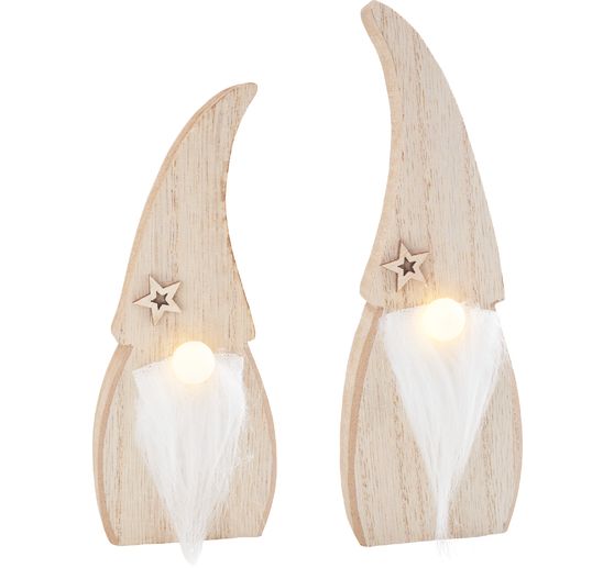 VBS Holz-Wichtel mit LED-Nase