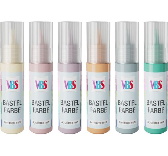 VBS Bastelfarben-Set "Pastel"