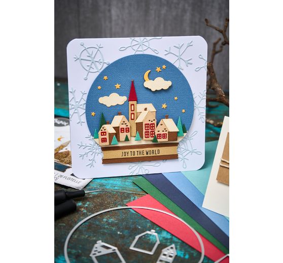 Gabarit d’estampe Sizzix Thinlits « Snowglobe by Tim Holtz »