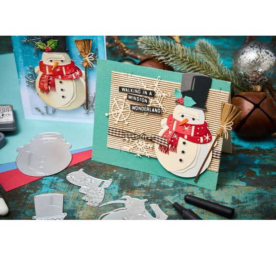 Gabarit d’estampe Sizzix Thinlits « Winston Colorize by Tim Holtz »