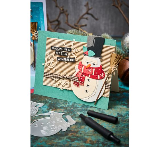 Gabarit d’estampe Sizzix Thinlits « Winston Colorize by Tim Holtz »
