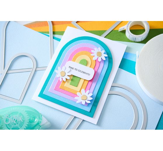 Gabarit d’estampe Sizzix Framelits « Tunnel Arches by Eileen Hull »