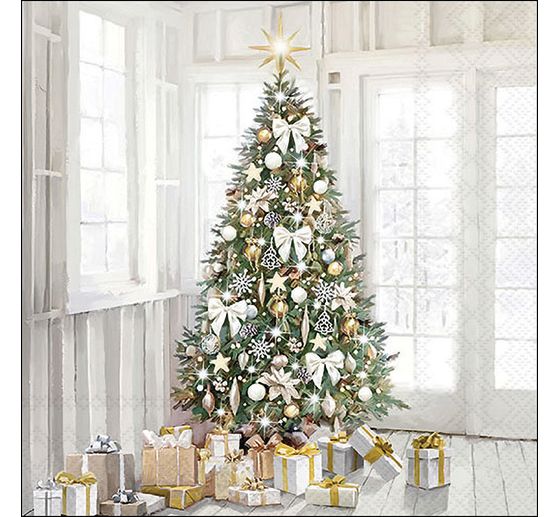 Serviette "Modern Christmas Tree"