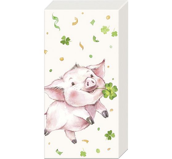 Papiertaschentücher "Lucky Pig"