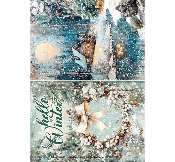 Motif straw silk assortment "Forest Tales", set of 8