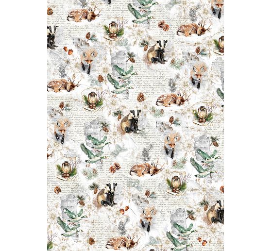 Motif straw silk assortment "Forest Tales", set of 8