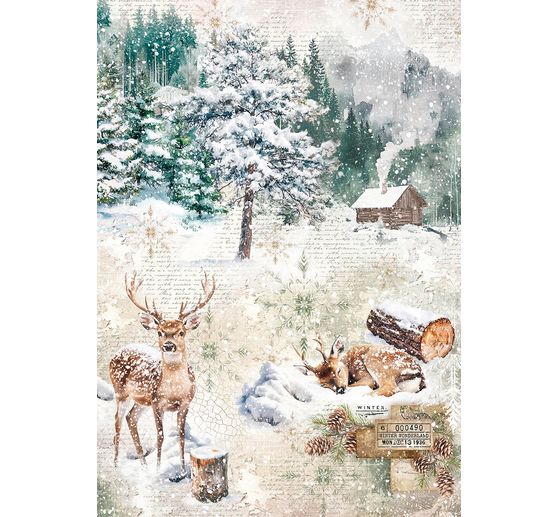 Motif straw silk assortment "Forest Tales", set of 8