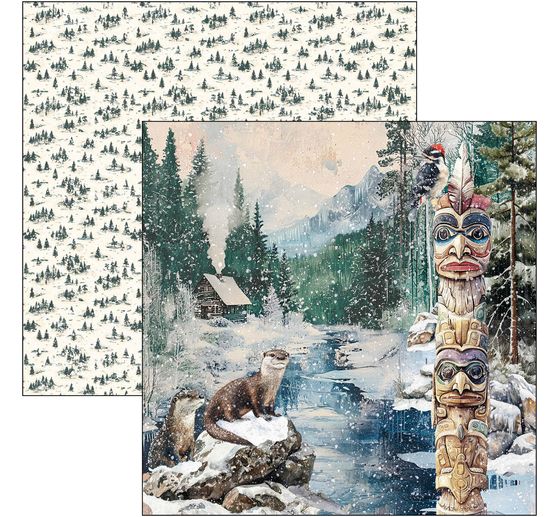 Scrapbook paper "Forest Tales"