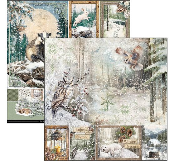 Scrapbook paper "Forest Tales"