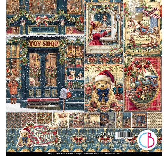 Scrapbook paper "Toy Shop"