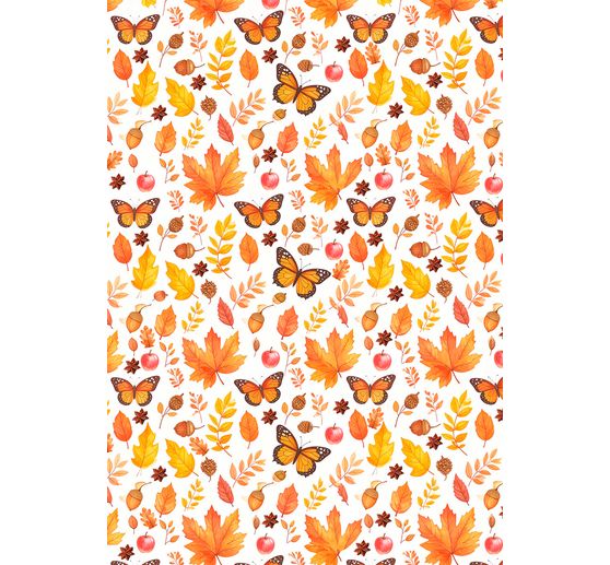 Motif straw silk assortment "Hello autumn", set of 8
