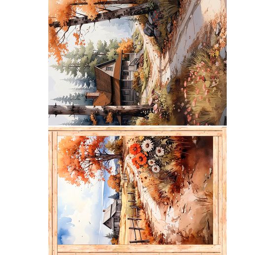Motif straw silk assortment "Hello autumn", set of 8