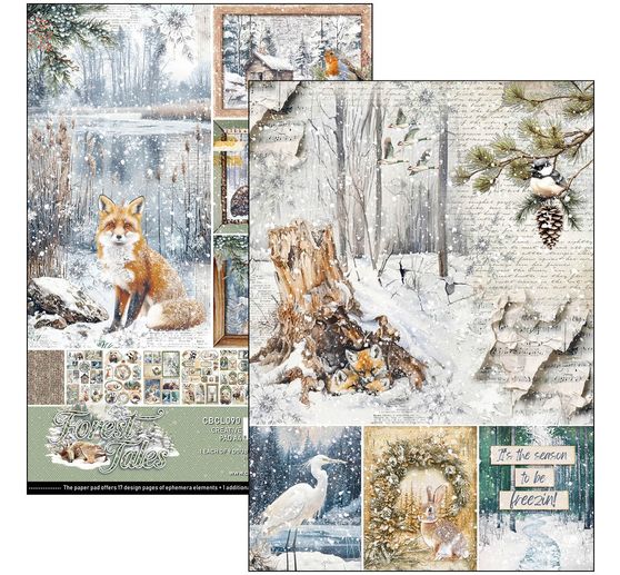 Papier-Set "Forest Tales"