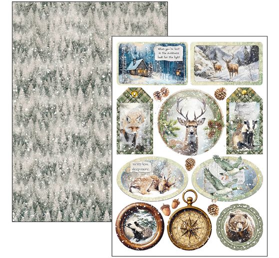Papier-Set "Forest Tales"