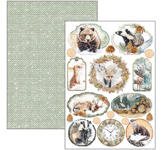 Papier-Set "Forest Tales"