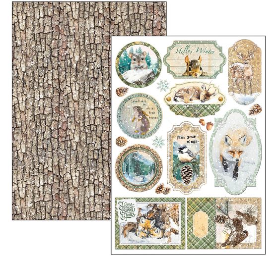 Papier-Set "Forest Tales"