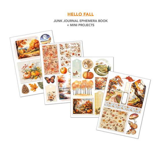 Junk Journal & Ephemera Book « Hello Fall »