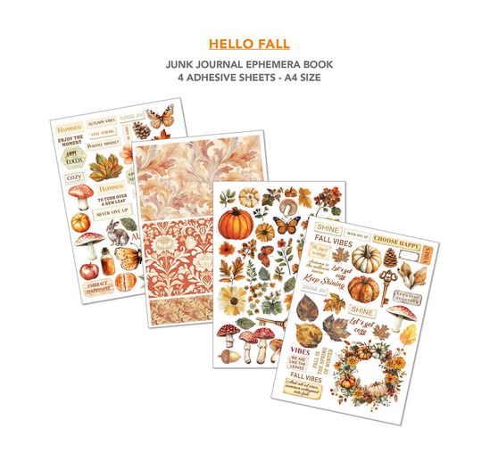 Junk Journal & Ephemera Book « Hello Fall »