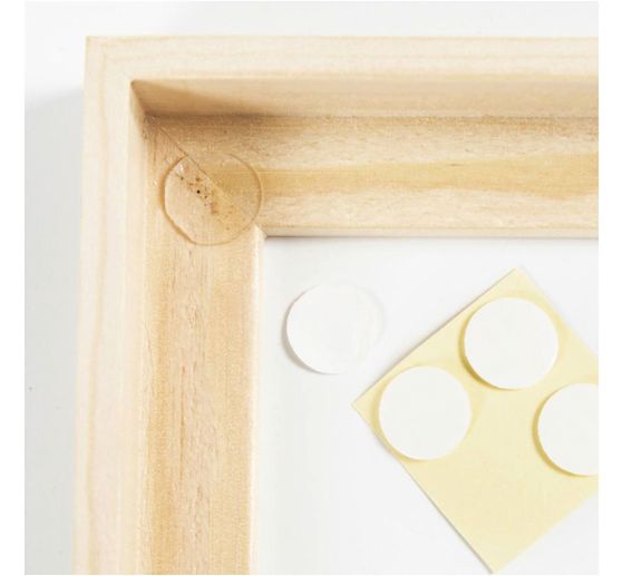 Canvas with frame, 15.8 x 23.8 cm