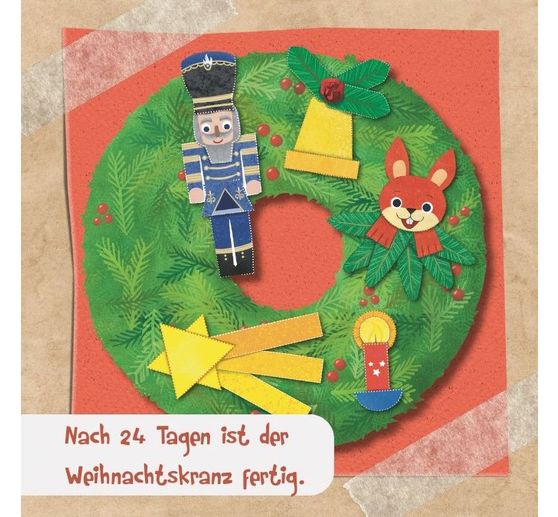 Buch "Das Adventskalender-Verbastelbuch für die Allerkleinsten. Türkranz"