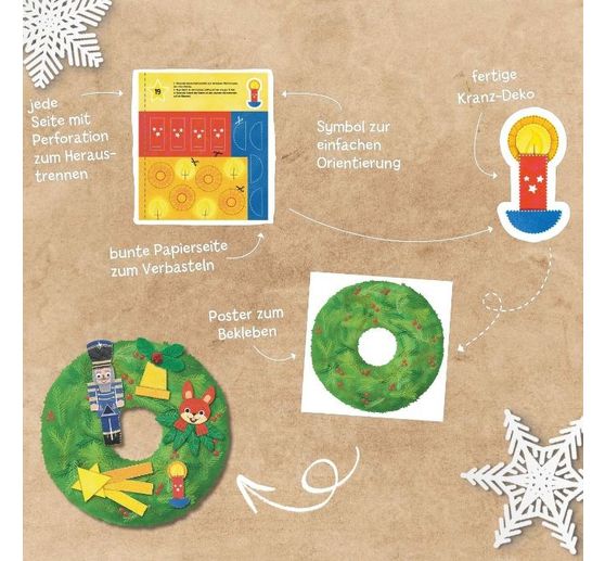 Buch "Das Adventskalender-Verbastelbuch für die Allerkleinsten. Türkranz"