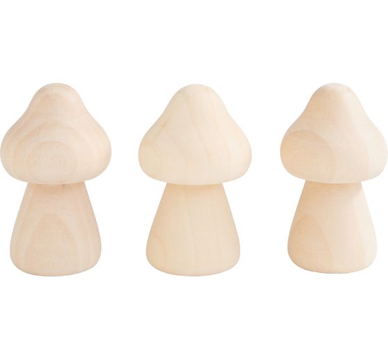 VBS Deko Pilz "Mushroom", 3 Stück