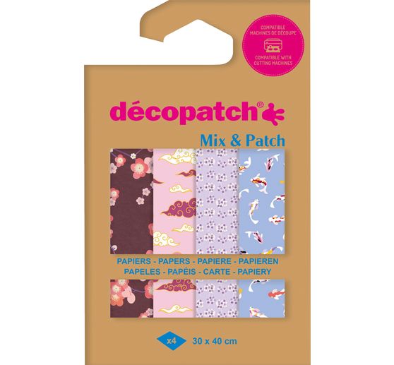 Décopatch Pocket Hot-Foil Collection Mix and Patch « Voyage au Japon »