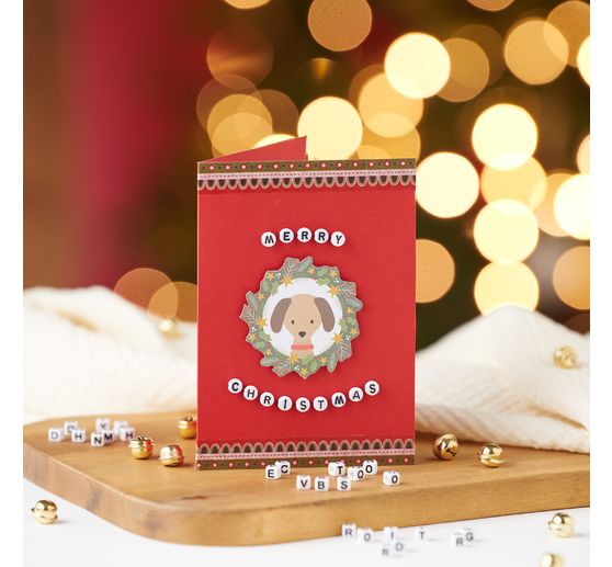 Set de perles lettres rondes VBS « Blanc »