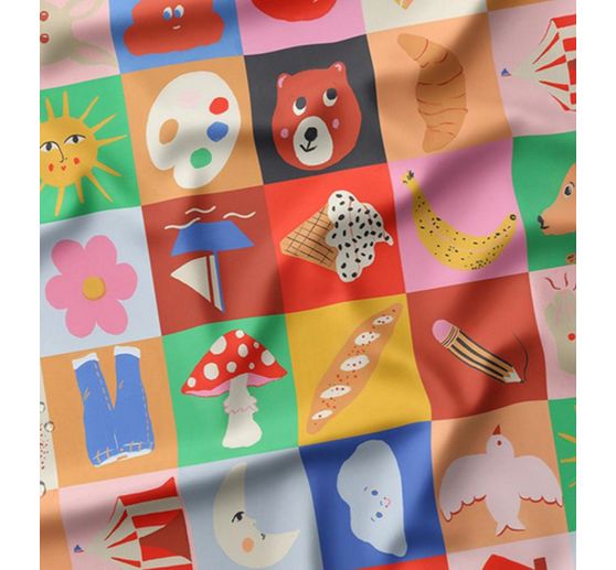 Polyester-Stoff "Funny" PU beschichtet