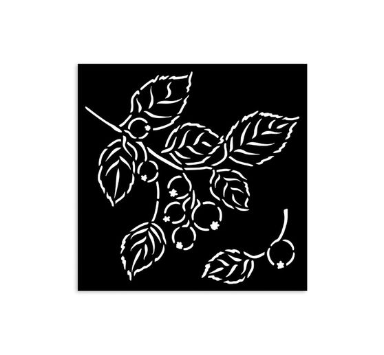 Stencil "Whispering Woods - Berries"