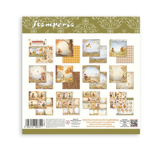 Bloc de papier scrapbooking « Whispering Woods »