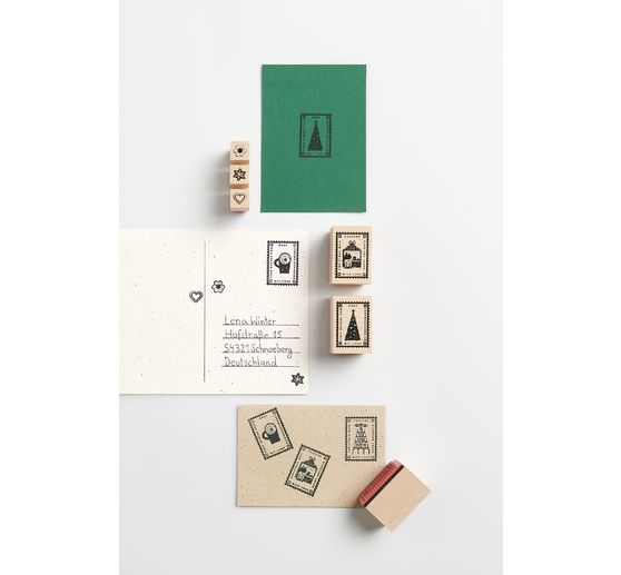Set de tampons « Courrier de Noël »