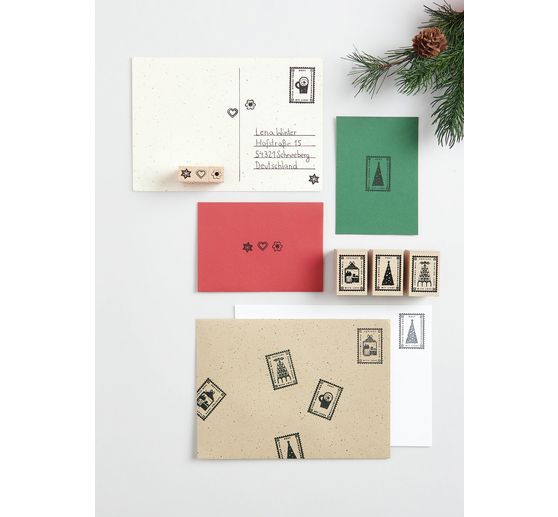 Set de tampons « Courrier de Noël »