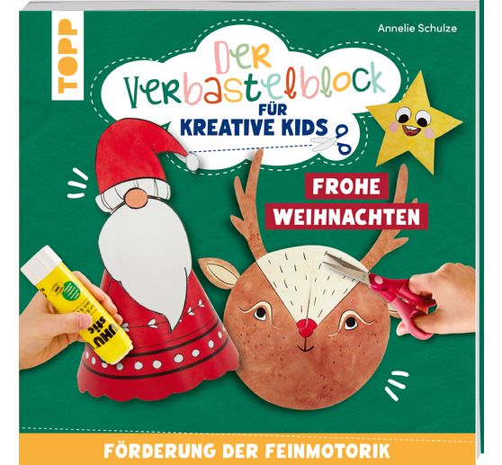 Buch "Der Verbastelblock für kreative Kids. Frohe Weihnachten"