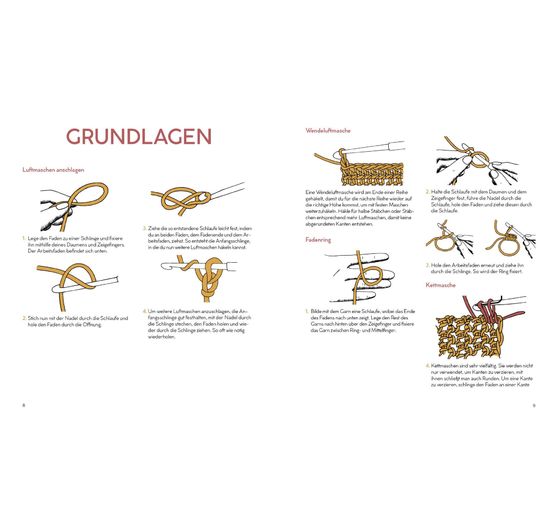 Livre « Häkeln mit Rope-Garn »