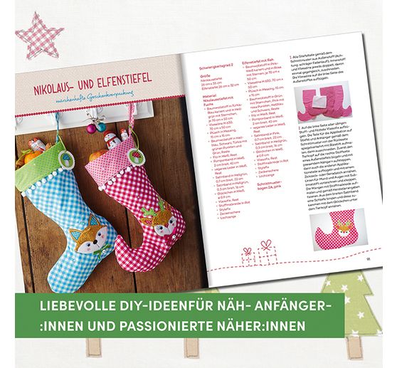 Livre « Die schönsten Nähideen für die Weihnachtszeit »