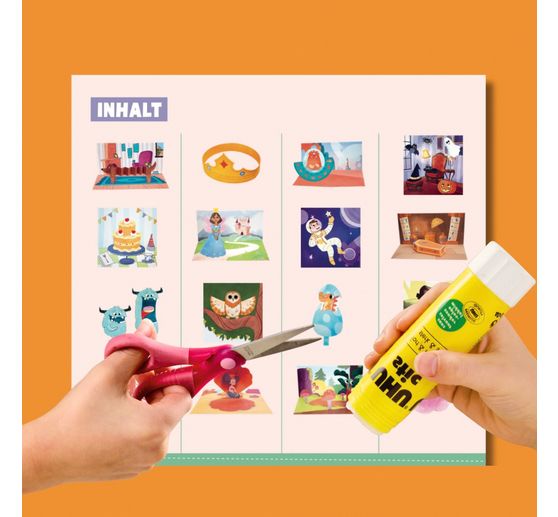 Livre « Der Verbastelblock für kreative Kids. Kunterbunter Spaß »