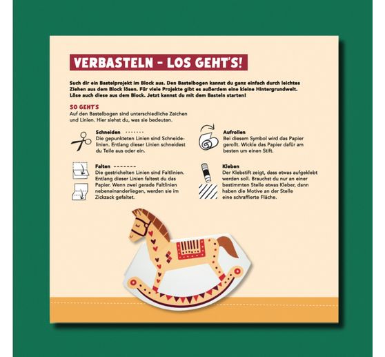 Buch "Der Verbastelblock für kreative Kids. Frohe Weihnachten"