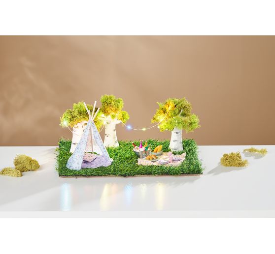 VBS Micro LED chain of lights, with timer, 10 LEDs