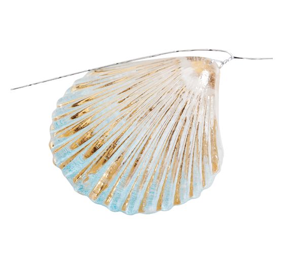 Guirlande de coquillages avec perles